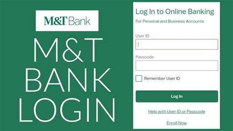 m&t banking login